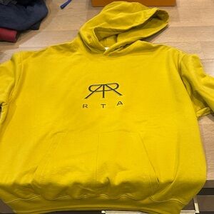 RtA Vibrant Yellow Hoodie for Men